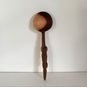NWOT Vintage Alligator handmade wood spoon
